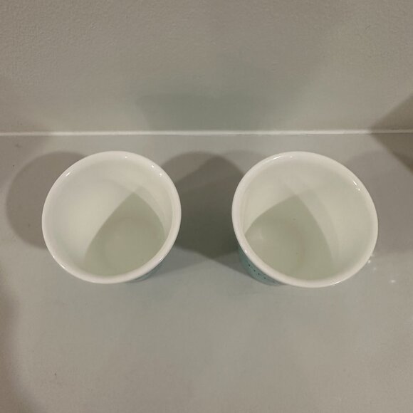 Tiffany Coffee Cups in Bone China, Set of Two - Picture 6 of 7